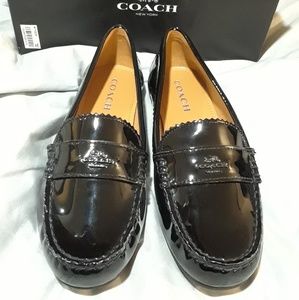 Coach Odette Patent leather loafers